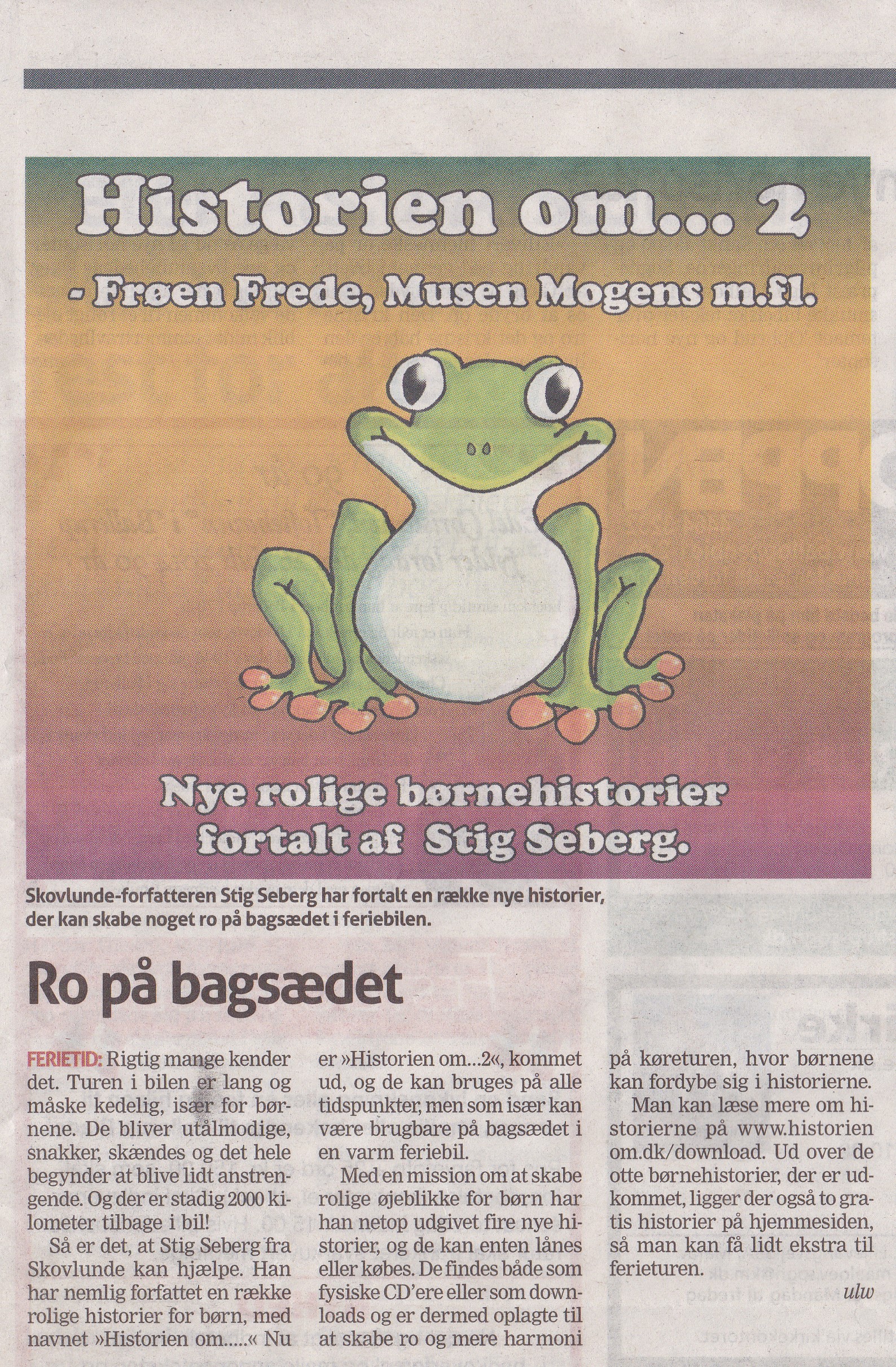 Historien om 2 i Ballerup Bladet 22-7 2014